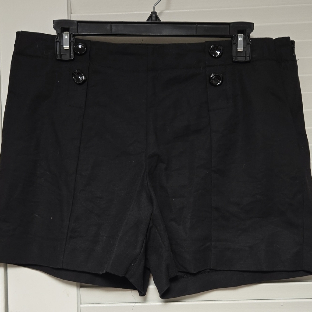 Vince Camuto Black High Waist Shorts